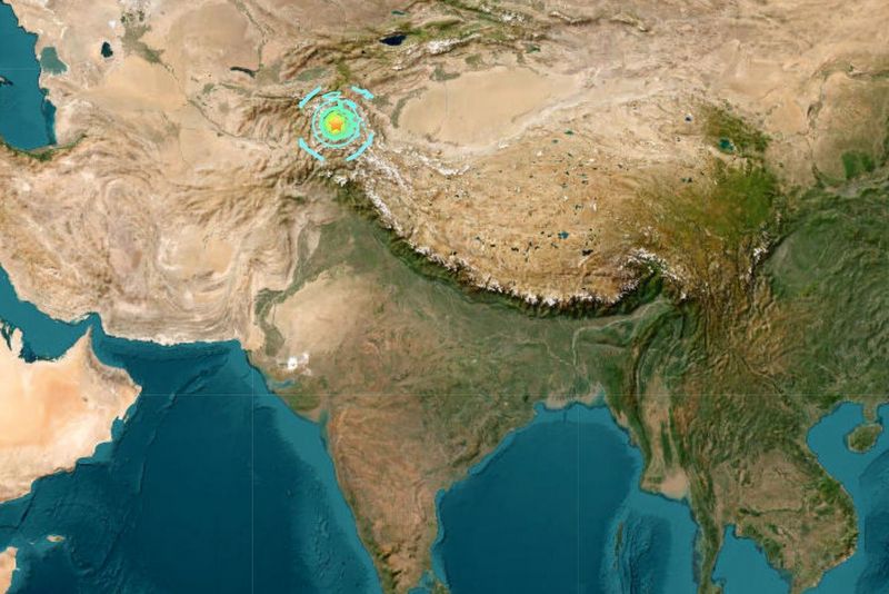 ताजकिस्तानमा ६.८ म्याग्निच्युडको भूकम्प