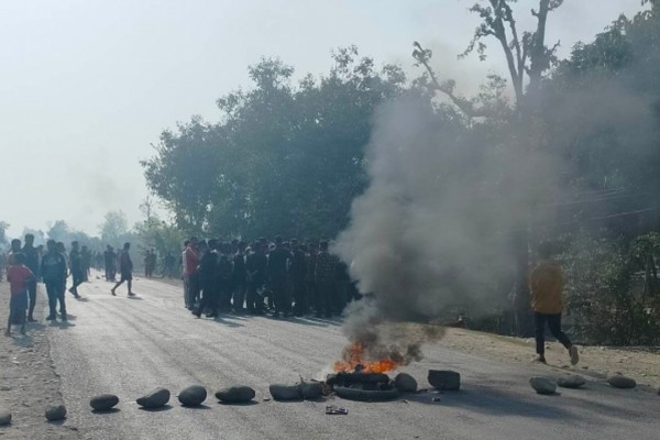 धनगढीमा स्कुल बसको ठक्करबाट एक महिलाको मृत्यु